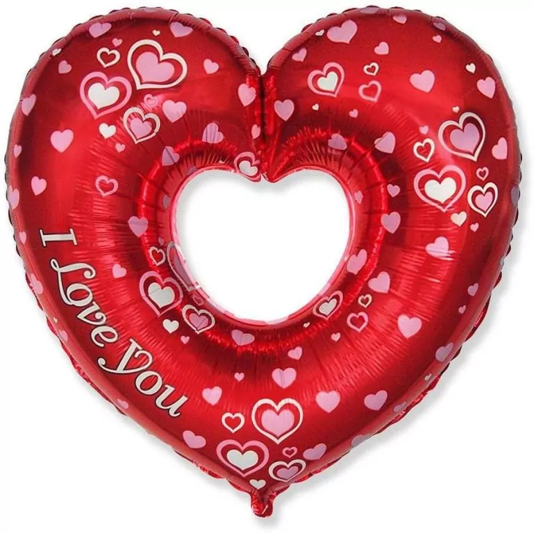 Balon foliowy 61cm Serce I Love You - tantis.pl