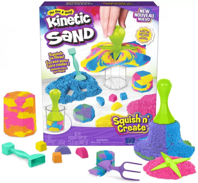 Kinetic Sand. Zgniataj i twórz - tantis.pl