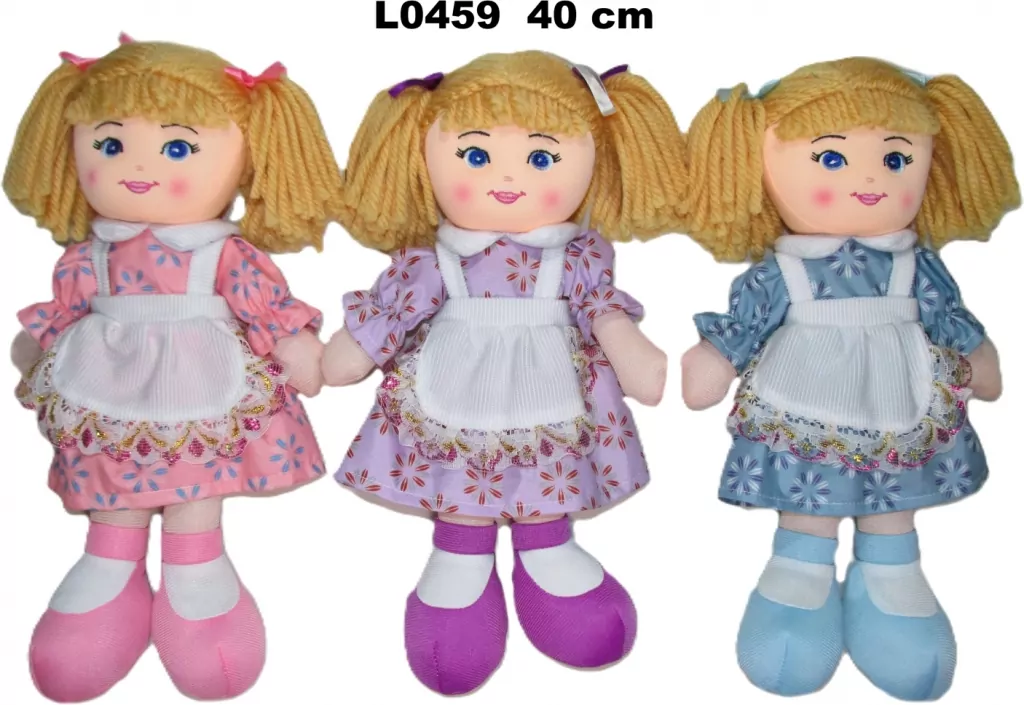 LALKA SZMACIANA 40CM W FARTUSZKU SA FOL - tantis.pl