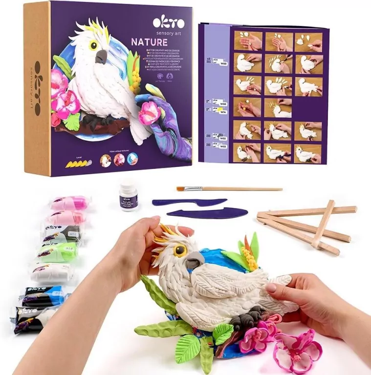 Zestaw kreatywny do modelowania 3D Kakadu - tantis.pl