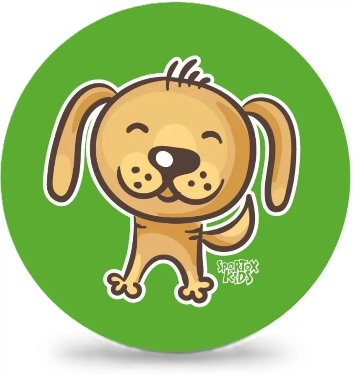 Piłka PVC Sportox Kids 230mm - Psiak - tantis.pl