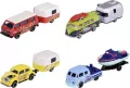Majorette Volkswagen z przyczepką mix - tantis.pl