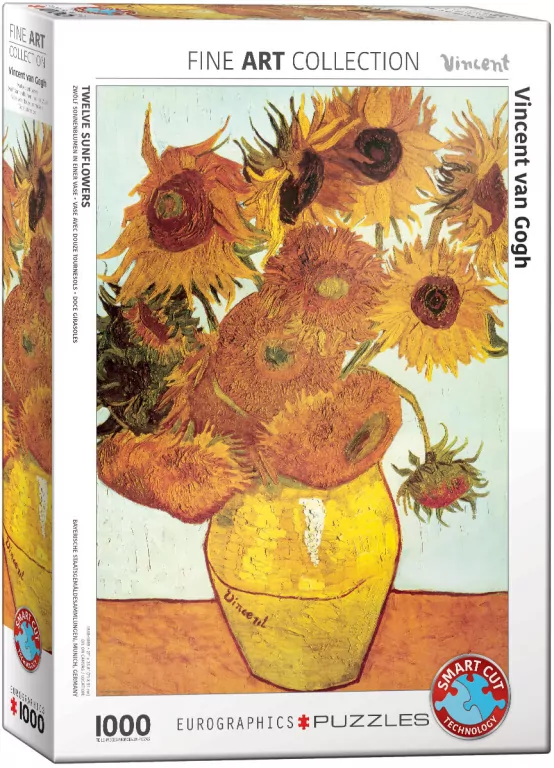 Puzzle 1000. Słoneczniki, Vincent van Gogh - tantis.pl