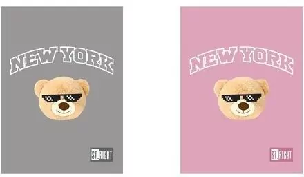 Zeszyt A4/32k kratka NYC Mood mix - tantis.pl