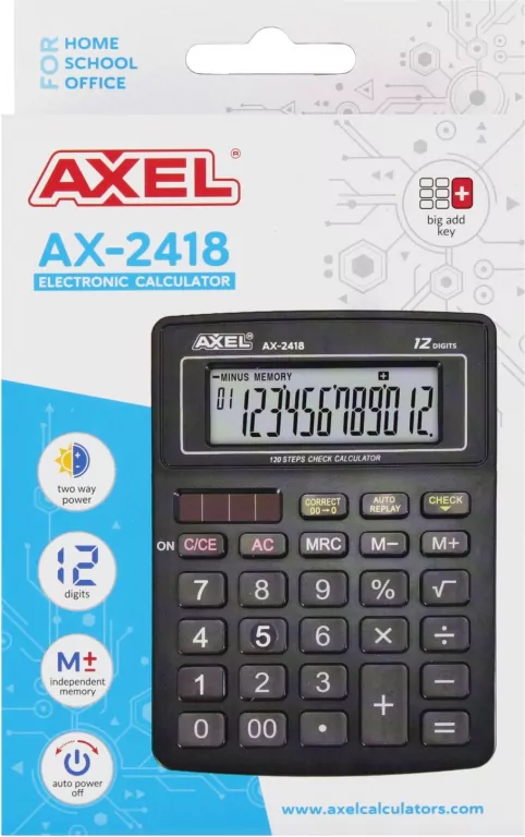 Kalkulator Axel AX-2418 - tantis.pl