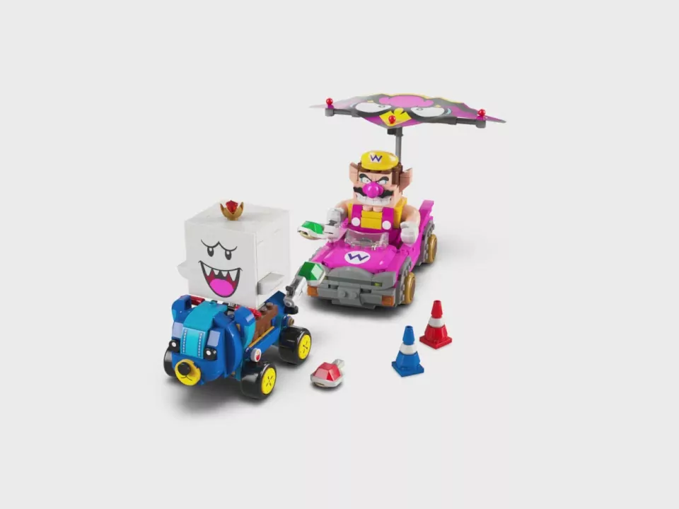 LEGO® Super Mario. Mario Kart™ — Wario i King Boo 72038 - tantis.pl
