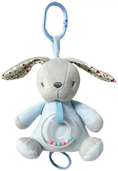 Pozytywka króliczek niebieski 18cm - tantis.pl