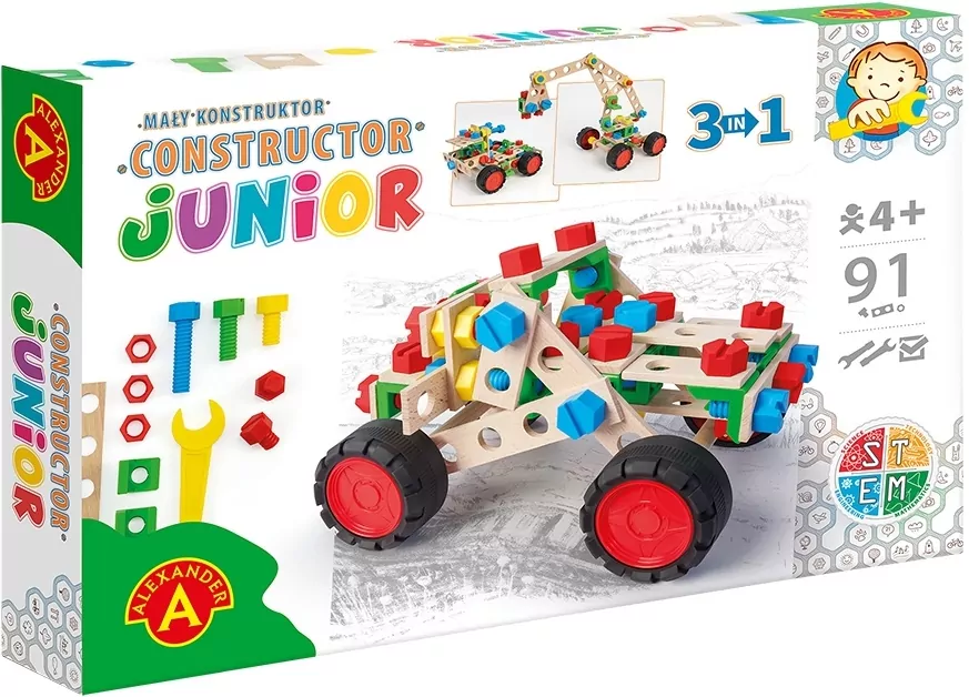Off Road Vehicle 3w1. Mały Konstruktor Junior - tantis.pl