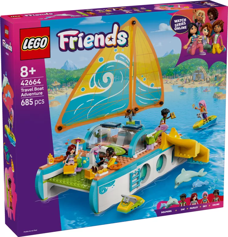LEGO® Friends. Przygoda na łodzi 42664 - tantis.pl
