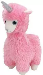 Ty Inc. Beanie Boos. Różowa Lama, 15cm