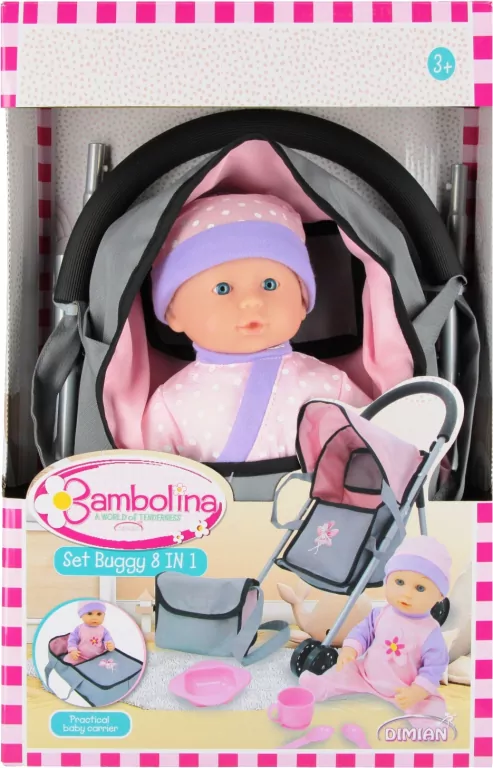 Smily Play. Wózek Spacerówka z lalką - tantis.pl