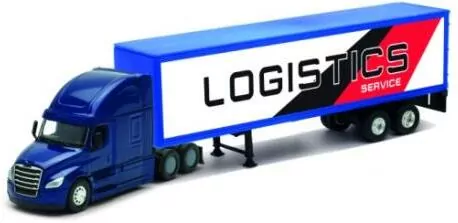 WELLY. Ciężarówka z przyczepą 1:64 VOLVO FH 600 - tantis.pl