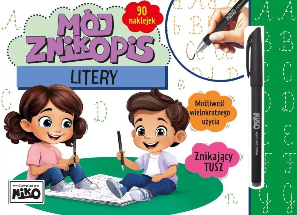 Mój znikopis. Litery - tantis.pl