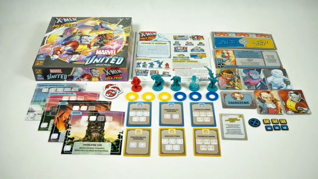 Marvel United. X-men. Gold Team - tantis.pl