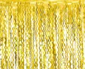 Kurtyna Spirale metaliczna złota 100x200cm - tantis.pl