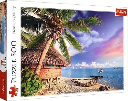 Puzzle 500. Wyspa Bora-Bora. 37485 - tantis.pl