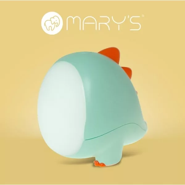 Lampka nocna LED dino zielony - tantis.pl
