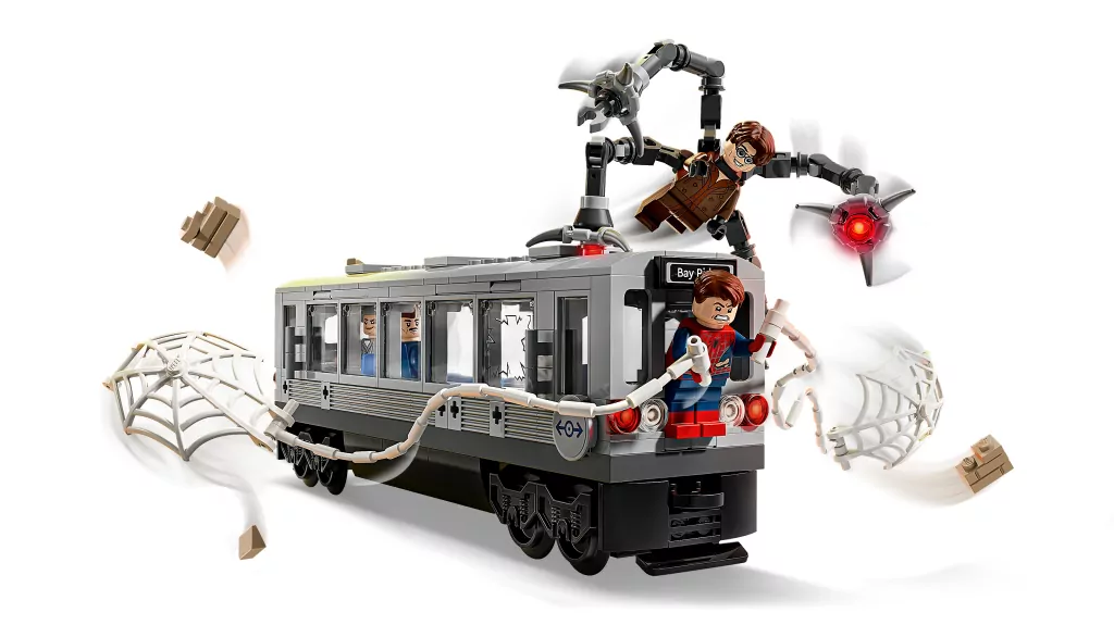 LEGO® Spider-Man kontra Doc Ock — scena w metrze 76321 - tantis.pl