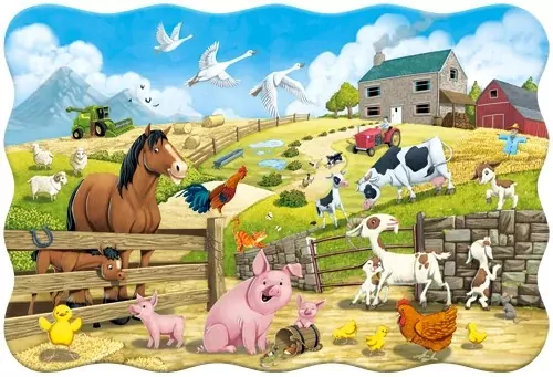 Puzzle 20 maxi. Animals on the Farm - tantis.pl