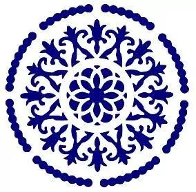 Szablon zmywalny ornament A4 20x30cm - tantis.pl