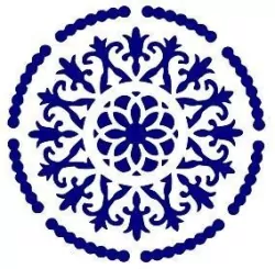 Szablon zmywalny ornament A4 20x30cm