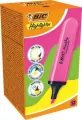 Zakreślacz Highlighter różowy neon (12szt) BIC - tantis.pl