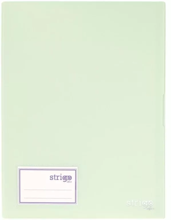 Album ofertowy A4 20 koszulek miętowy STRIGO - tantis.pl