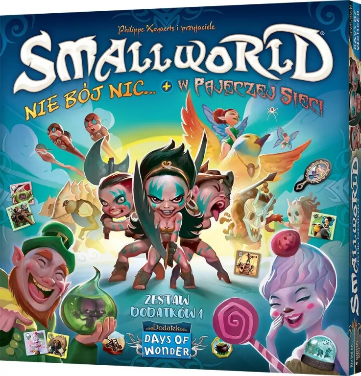 Nie bój nic + W pajęczej sieci. Small World. Zestaw dodatków - tantis.pl