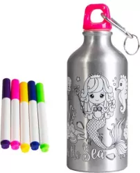 Bidon 500ml z Syrenką do kolorowania