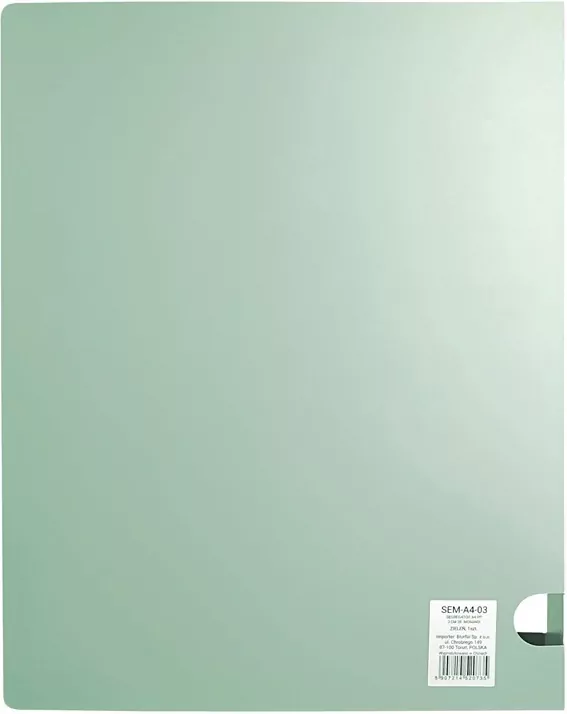 Segregator A4 PP 3cm 2R zieleń morandi - tantis.pl