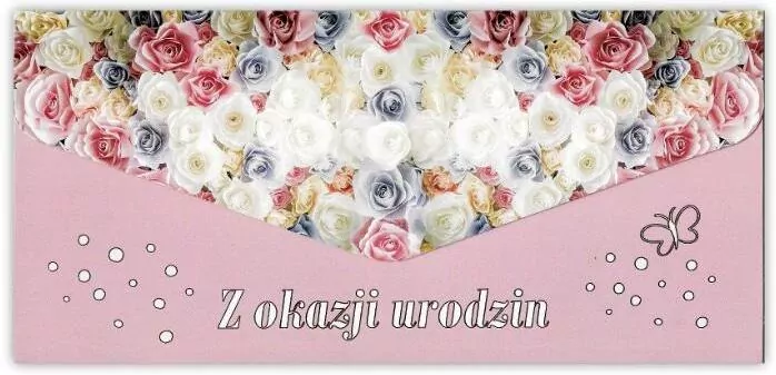 Karnet-koperta W dniu urodzin - tantis.pl