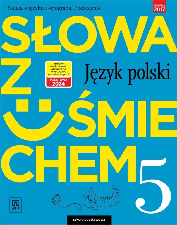 Słowa z uśmiechem. Język polski. Nauka o języku i ortografia. Podręcznik. Klasa 5 Szkoła Podstawowa - tantis.pl