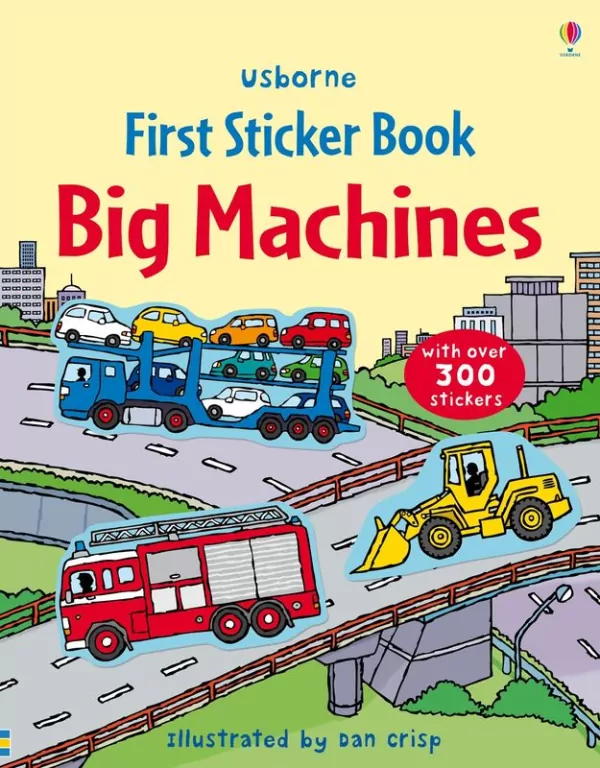 First Sticker Book. Big Machines wer. angielska - tantis.pl