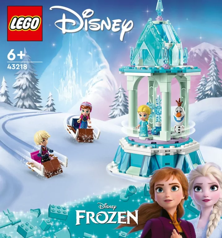 LEGO® Disney Frozen. Magiczna karuzela Anny i Elzy. 43218 - tantis.pl