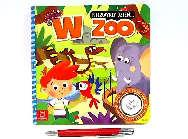 Niezwykły dzień... W zoo. Książeczka z dźwiękiem - tantis.pl