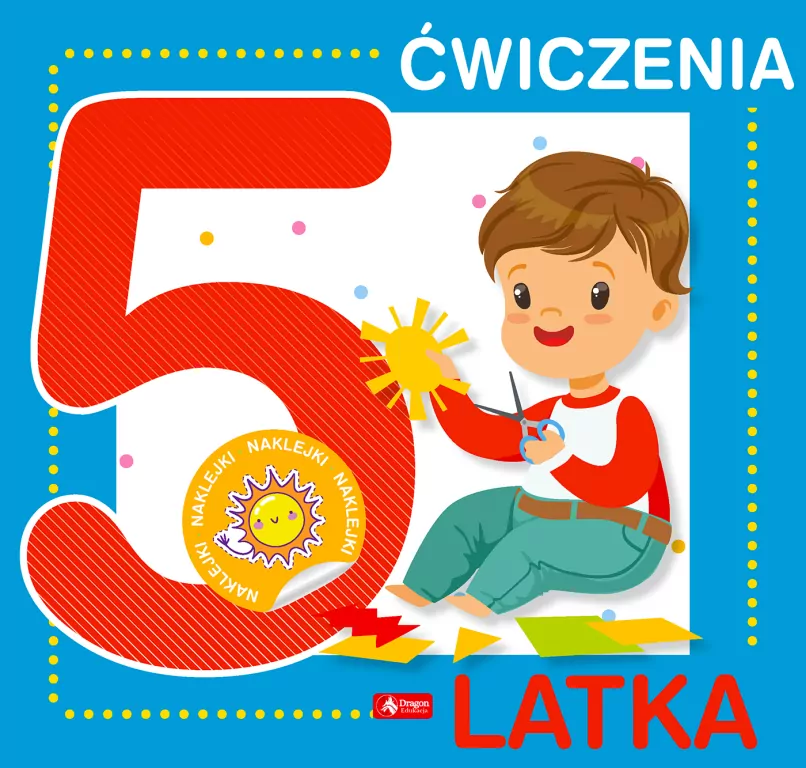 Ćwiczenia 5-latka z naklejkami - tantis.pl