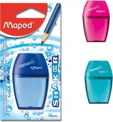 Temperówka Maped Shaker jeden otwór 1szt.mix