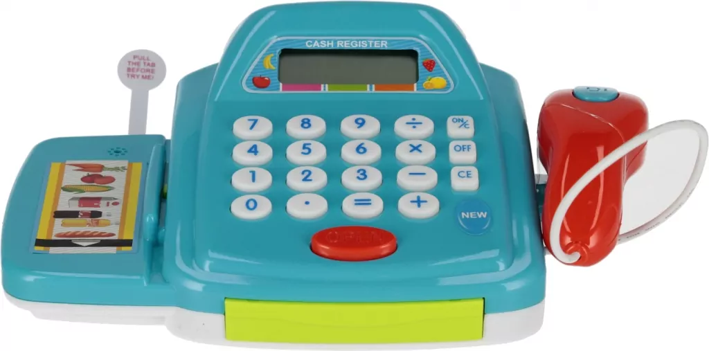Kasa sklepowa na baterie z akcesoriami Mega Creative 543488 - tantis.pl