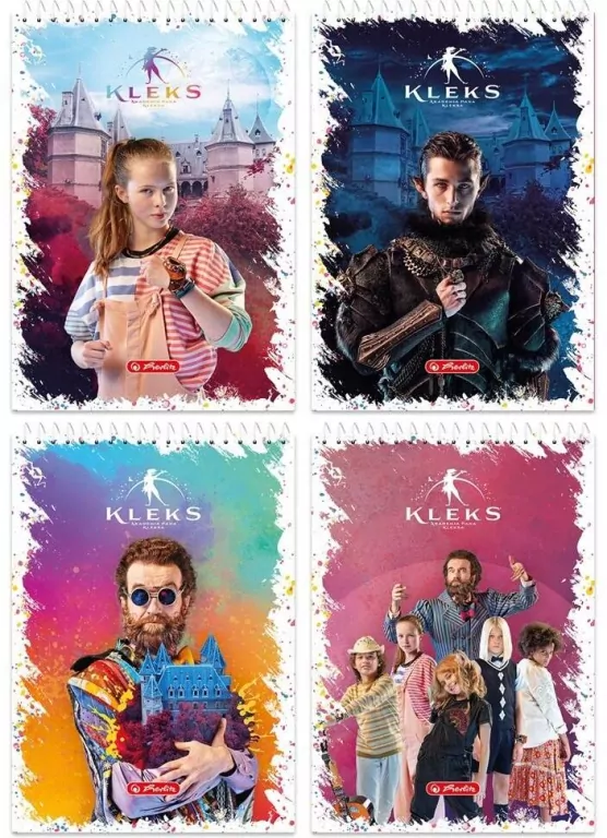 Kołonotatnik Kleks. A6/40K kratka. 20 sztuk - tantis.pl