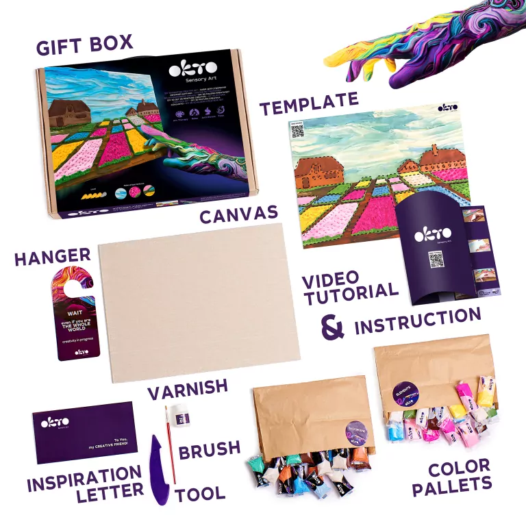 Zestaw kreatywny. Klomby w Holandii - tantis.pl