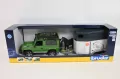 Land Rover z przyczepą i figurką konia - tantis.pl