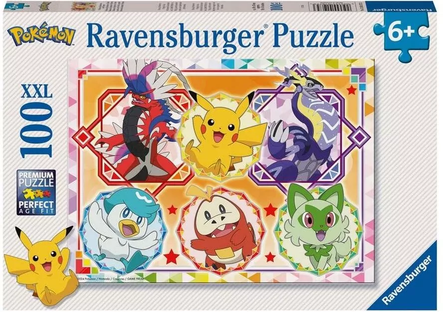 Puzzle 2D 100. Pokemon - tantis.pl