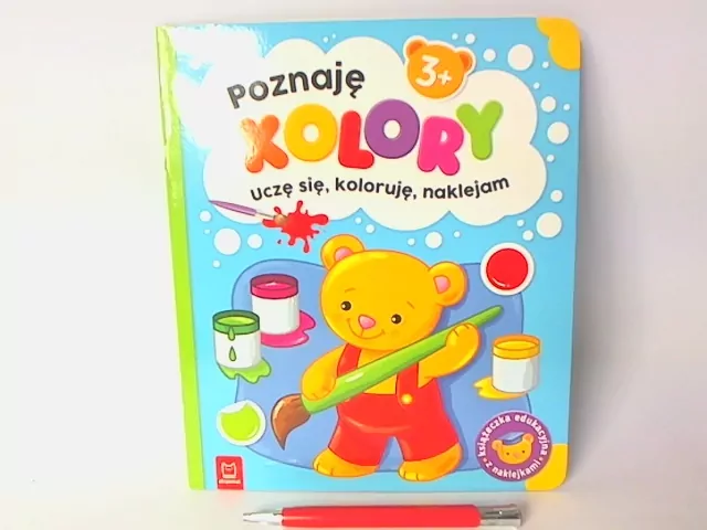Poznaję kolory. Uczę się, koloruję, naklejam - tantis.pl