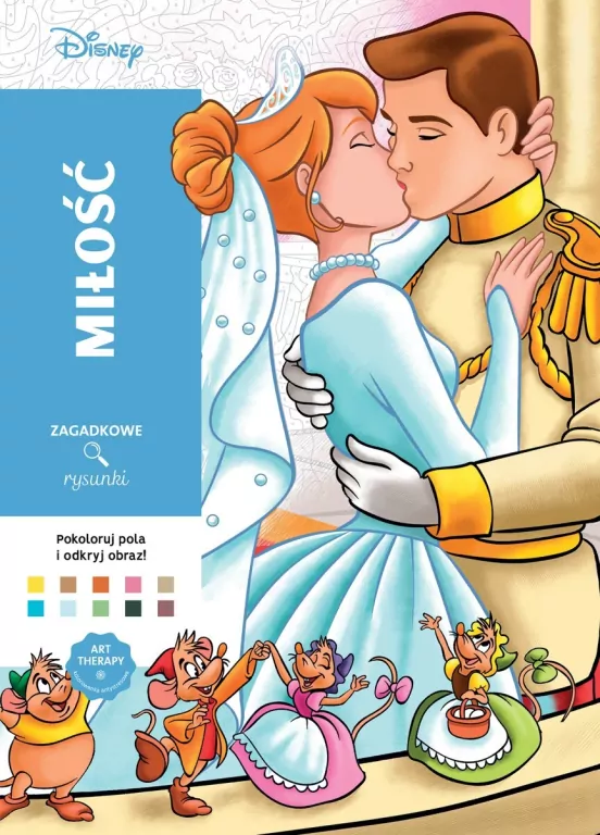 Miłość. Disney kolorowanka antystresowa - tantis.pl