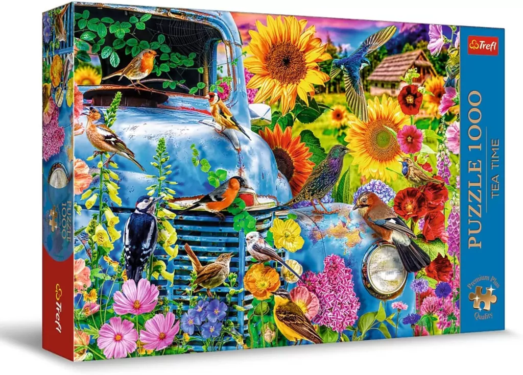 Puzzle 1000. Tea Time. Wiejska sielanka. Śpiewające Ptaki - tantis.pl