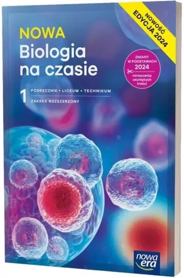 NOWA Biologia na czasie 1. Nowa edycja. Podręcznik do liceum i technikum. Zakres rozszerzony - tantis.pl