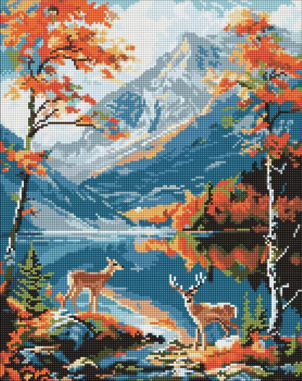 Diamentowa mozaika - Magia natury 40x50cm - tantis.pl