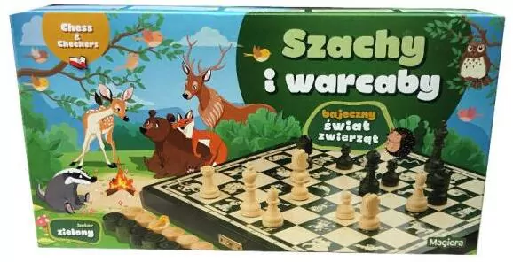 Szachy i warcaby "bajka" MAGIERA - tantis.pl