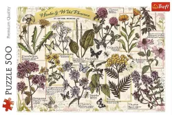 Trefl. Puzzle 500. Zielnik: Zioła lecznicze