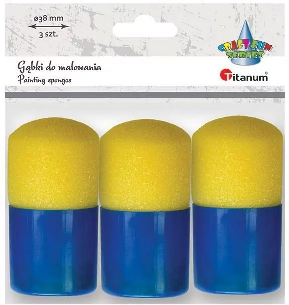 Gąbki do tuszowania 38mm, 3 sztuki - tantis.pl